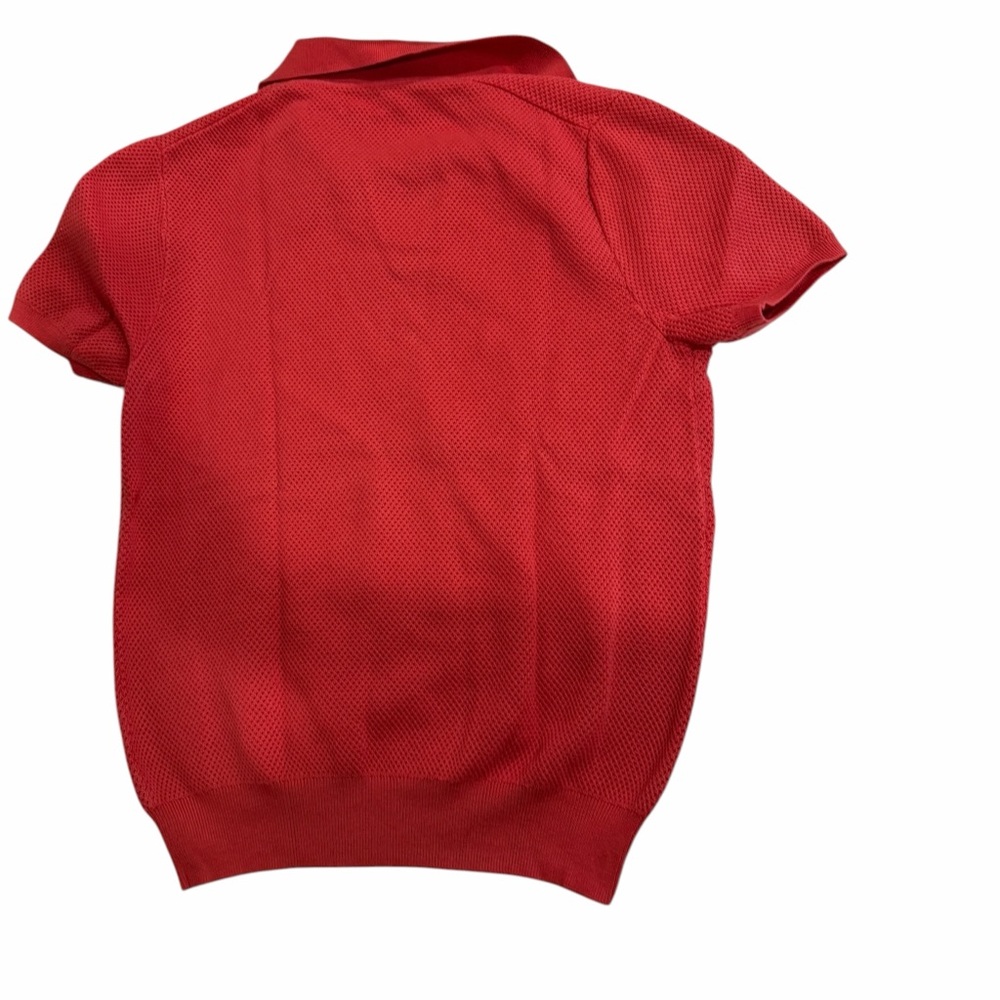 J. Crew Coral Knit Sweater Top. Gently used. - Picture 3 of 4
